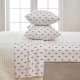 4-Piece Coastal Lightweight Microfiber Full Sheet Set. Wrinkle Resistant, Comfortable, Soft, All Season Bed Sheets.