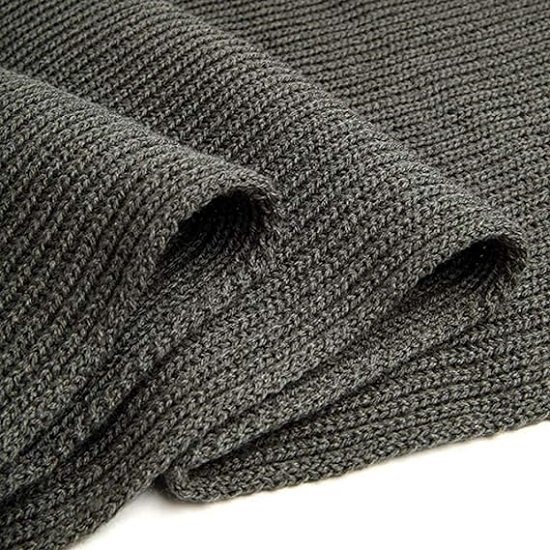 Warm Autumn and Winter Scarf, Unisex Pure Color Winter Neck Warm Knitting Yarn Scarf