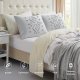 Pillow Cases King Size Set of 2, Tufted and Super Soft Boho Pillowcase with Envelope Closure, 20x36 inches, Grey