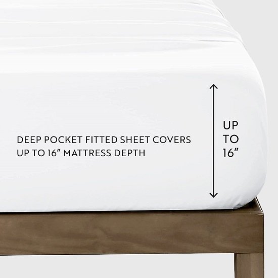3 Piece Twin Bedding Set (Light Gray Plaid) - These super soft and cool sheets are perfect for your twin bed - Deep pockets fit 16" mattresses