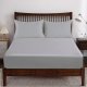 2-Pack Pure Cotton Fitted Sheet Twin Size, 600 Thread Count 16" Deep Pocket Egyptian Cotton Fitted Sheet (2pcs, Twin, Gray)